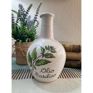 Vintage Oleificio Ranieri Olive Oil DECANTER Jar RARE